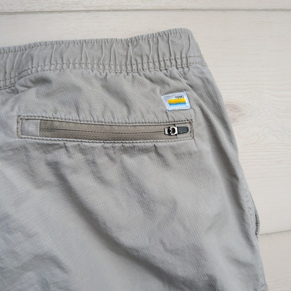Vuori Climber Pants Mens S Beige Hiking Ripstop Outdoor Stretch Zip Pockets V412 - Picture 5 of 11